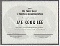 Prof. Jae Kook LEE,  Top Paper Panel at NCA